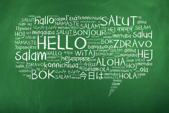 Hello Word Cloud in Speech Bubble lost in translation featured image